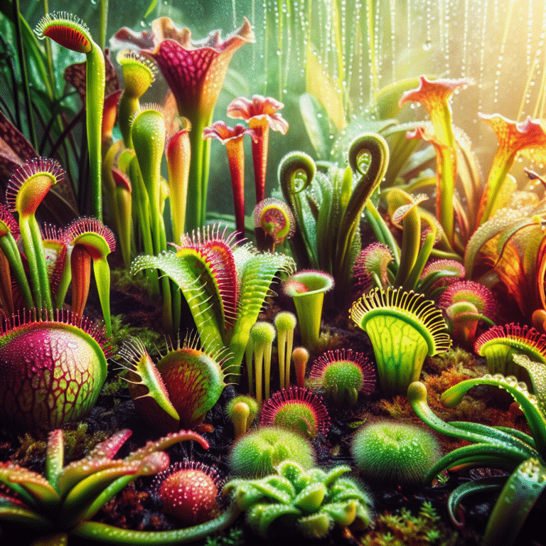segredos para o florescimento saudável de plantas carnívoras