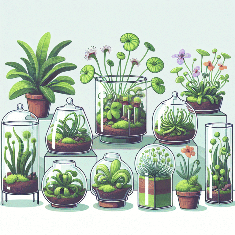 dicas de substrato para terrários de plantas carnívoras
