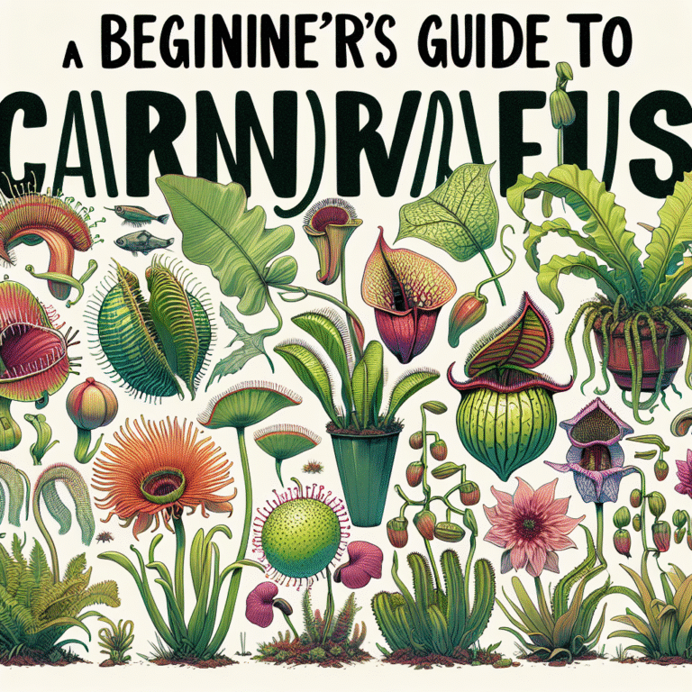 melhores espécies de plantas carnívoras para iniciantes