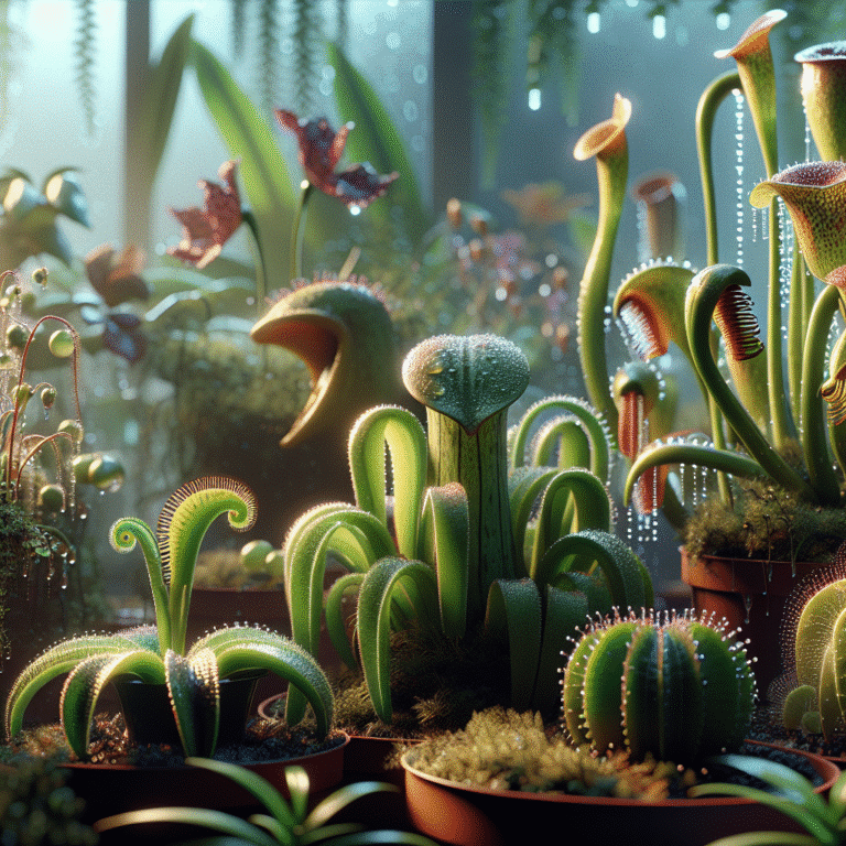 como escolher espécies de plantas carnívoras para cultivo indoor