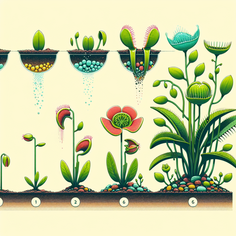 como reproduzir a dionaea muscipula com sucesso