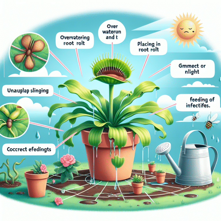 erros comuns ao cuidar da dionaea muscipula