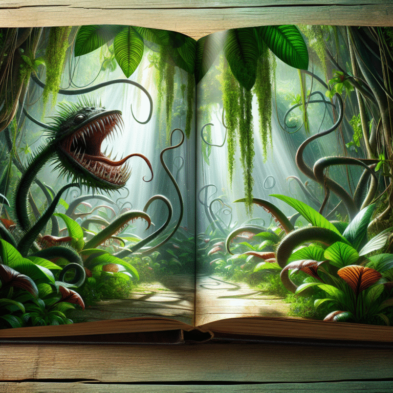 histórias famosas envolvendo plantas carnívoras gigantes