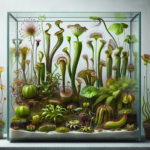 de organização de terrários com plantas carnívoras pequenas
