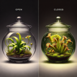 diferenças entre terrário aberto e fechado para plantas carnívoras