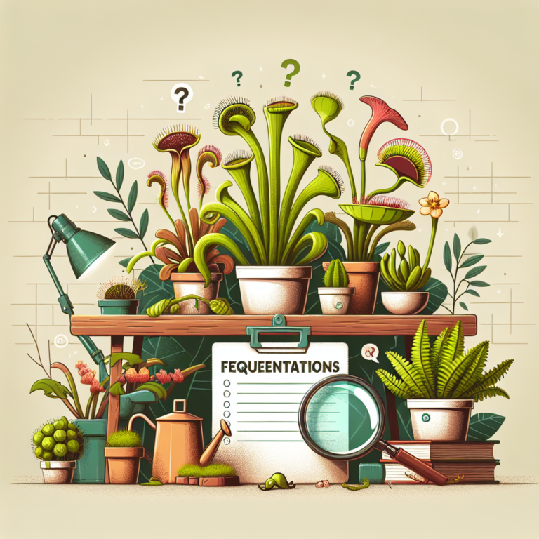 perguntas frequentes sobre plantas carnívoras em casa