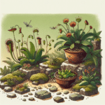 decoreção de terrários com plantas carnívoras pequenas