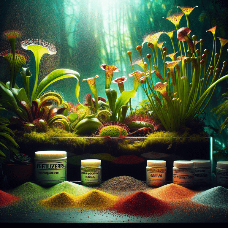 os melhores fertilizantes para plantas carnívoras em terrários