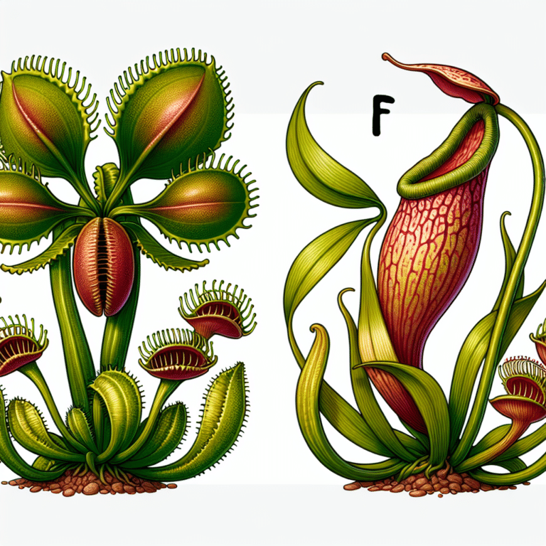 diferenciais entre dionaea muscipula e nepenthes