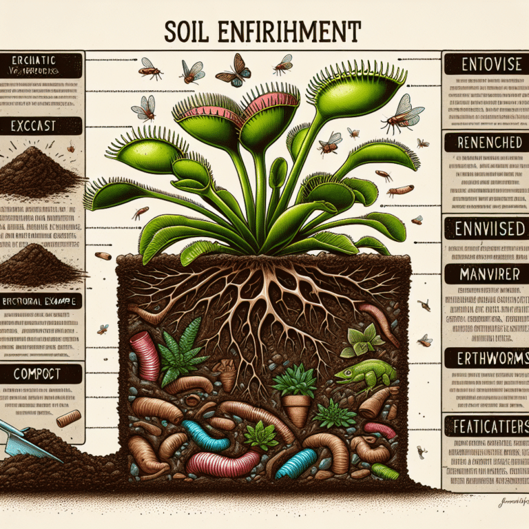estratégias de enriquecimento do solo para dionaea muscipula