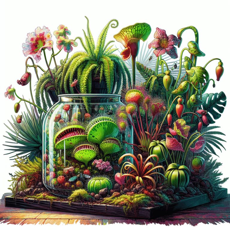 como evitar pragas em um terrário de plantas carnívoras
