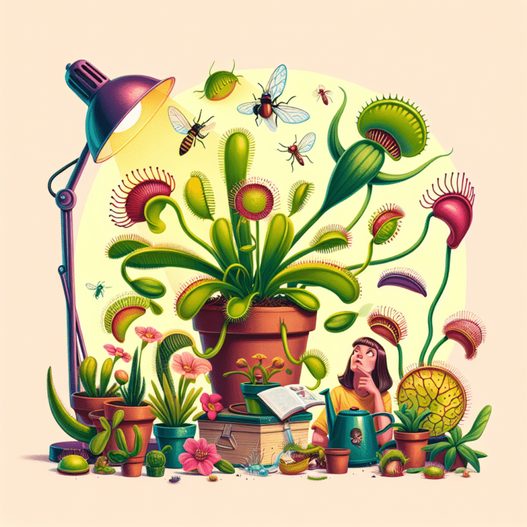 noções erradas sobre o cultivo de plantas carnívoras dentro de casa