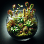 de decoração de terrários com plantas carnívoras pequenas