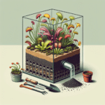 dicas para a instalação de um sistema de drenagem em terrários de plantas carnívoras