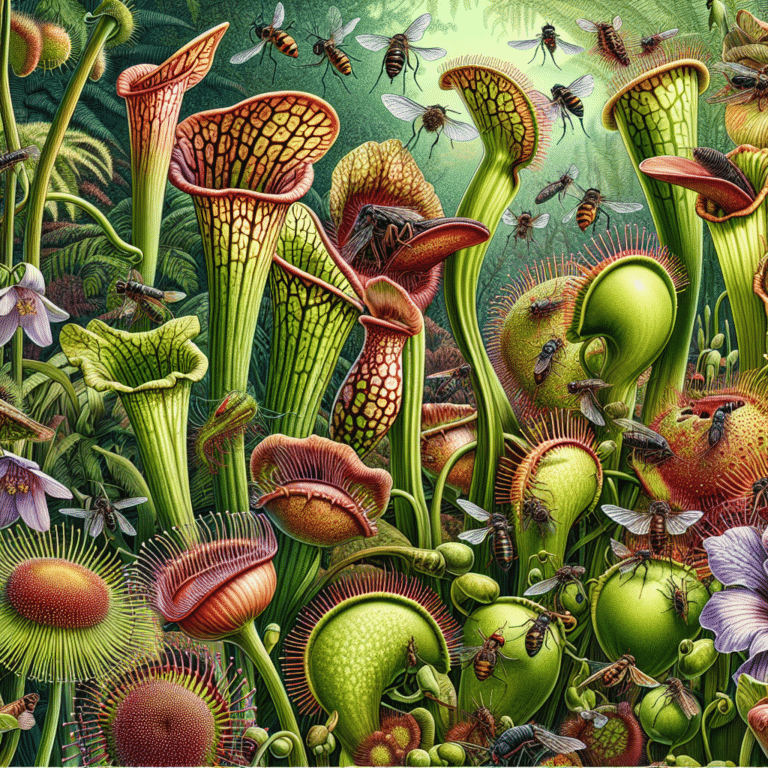 fatos curiosos sobre como plantas carnívoras digerem insetos