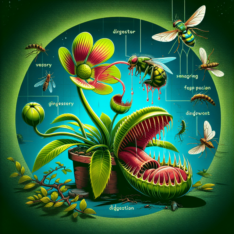 fatos curiosos sobre como plantas carnívoras digerem insetos