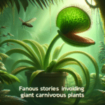 histórias famosas envolvendo plantas carnívoras gigantes