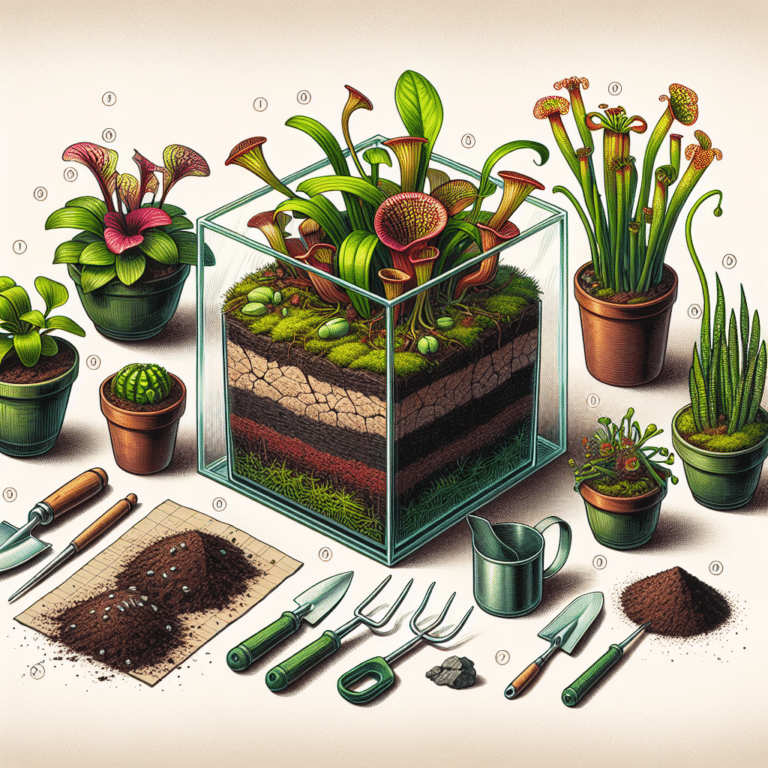 como montar um terrário para plantas carnívoras